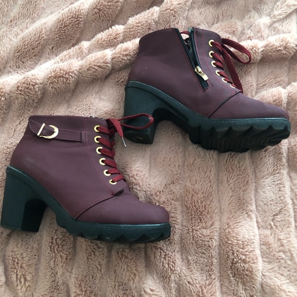 Maroon booties - Picture 4 of 4